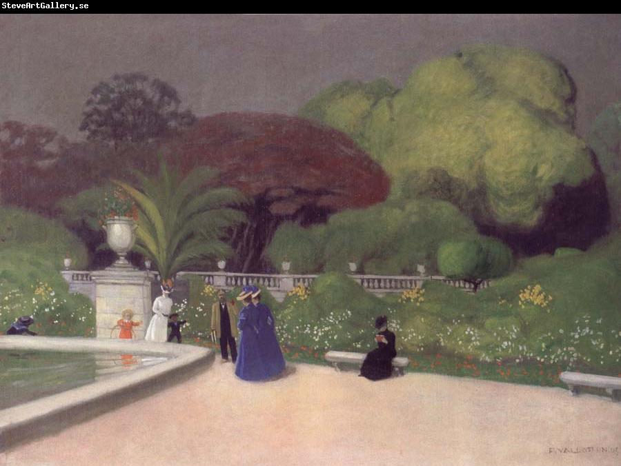 Felix Vallotton The Jardin du Luexmbourg